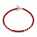 Bracciale Rosso Argento