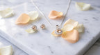 Conjunto Cristal Austriaco - Citrino