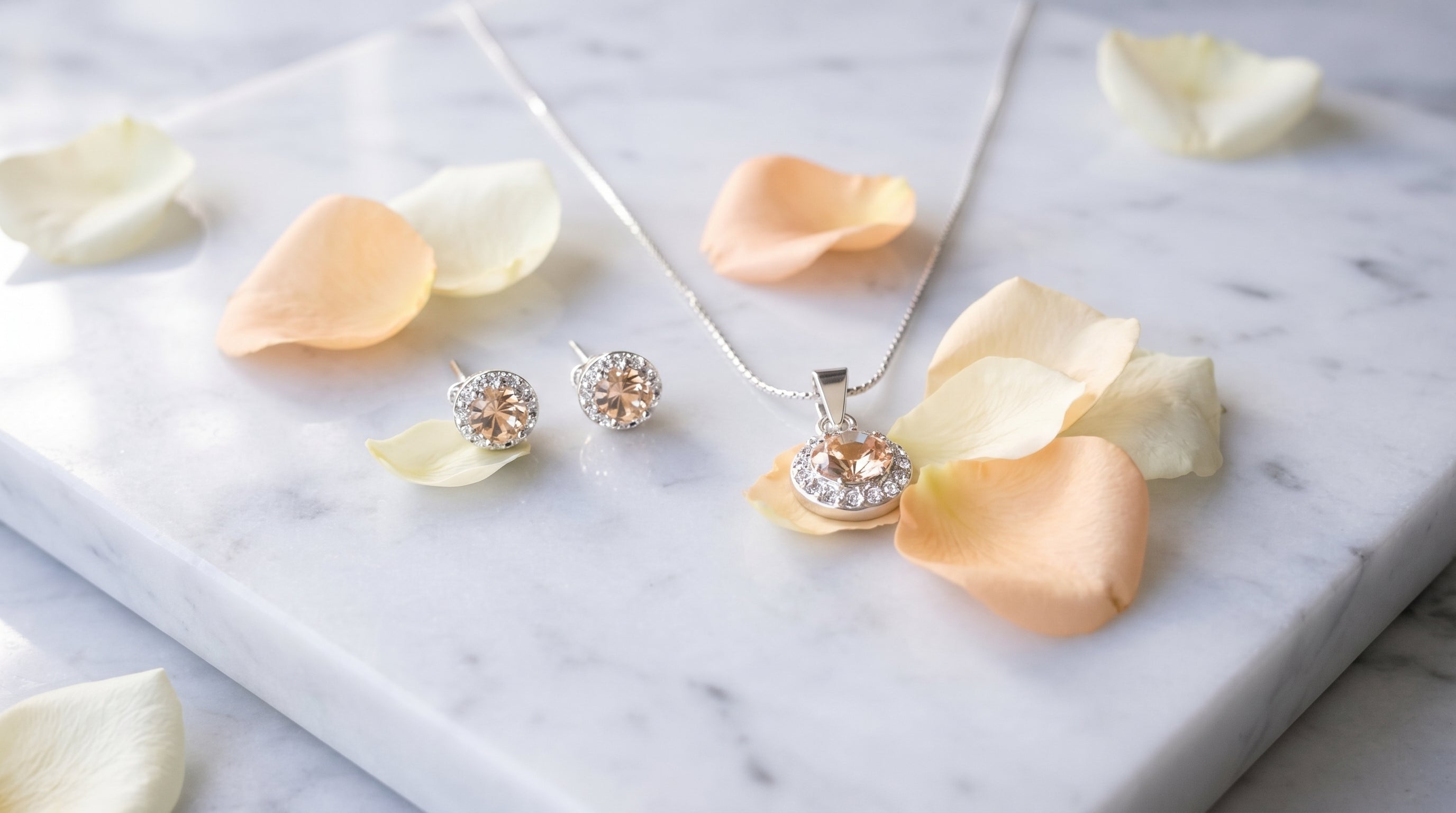 Conjunto Cristal Austriaco - Citrino