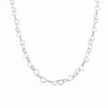 Cadena Cuori Intrecciati de plata italiana 925. Diseño de corazones entrelazados unos con otros
Línea Essenziale Di Vogel