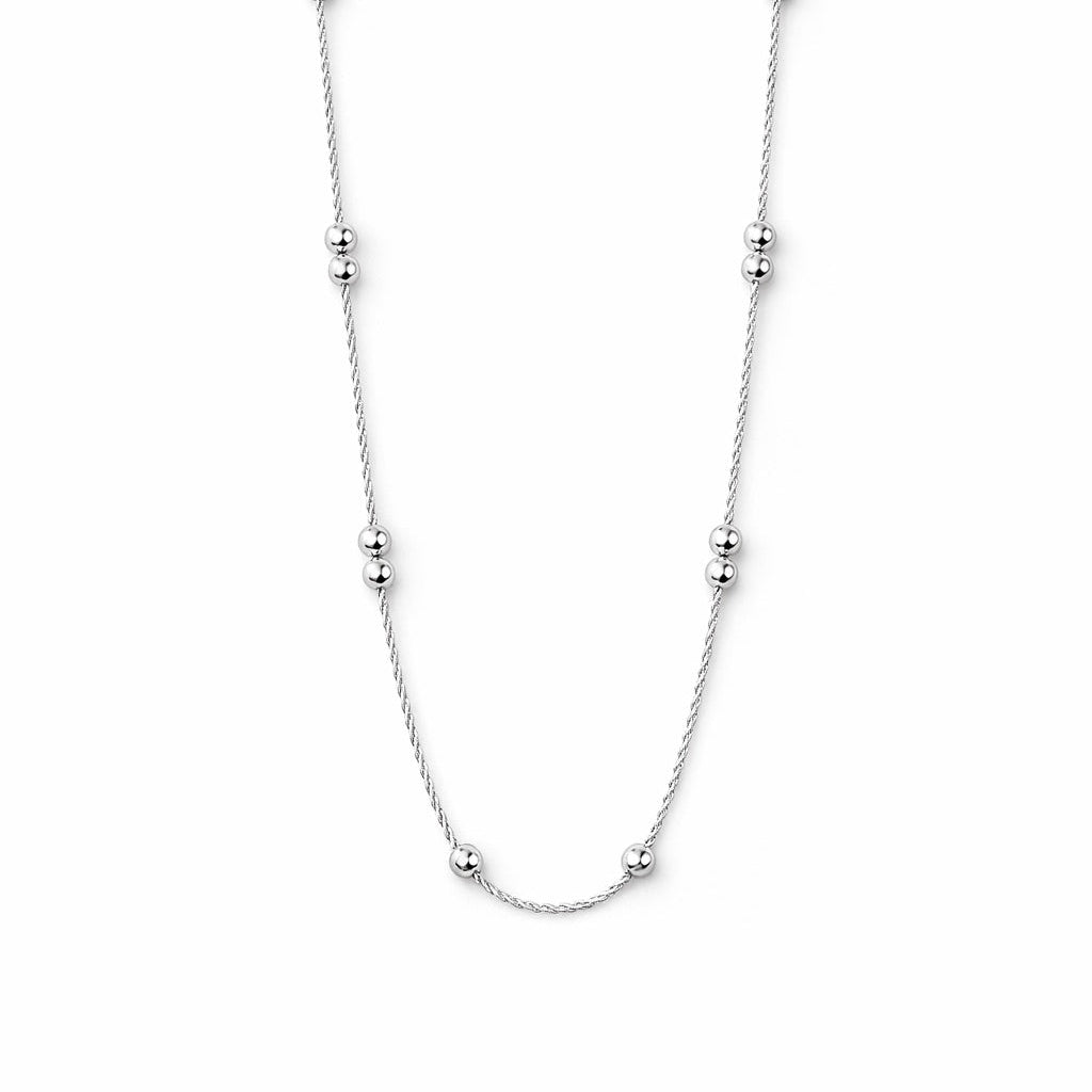 Cadena Sfere Sottili - Plata italiana 925.
Diseño de eslabón tourbillón con esferas.
Línea Essenziale Di Vogel