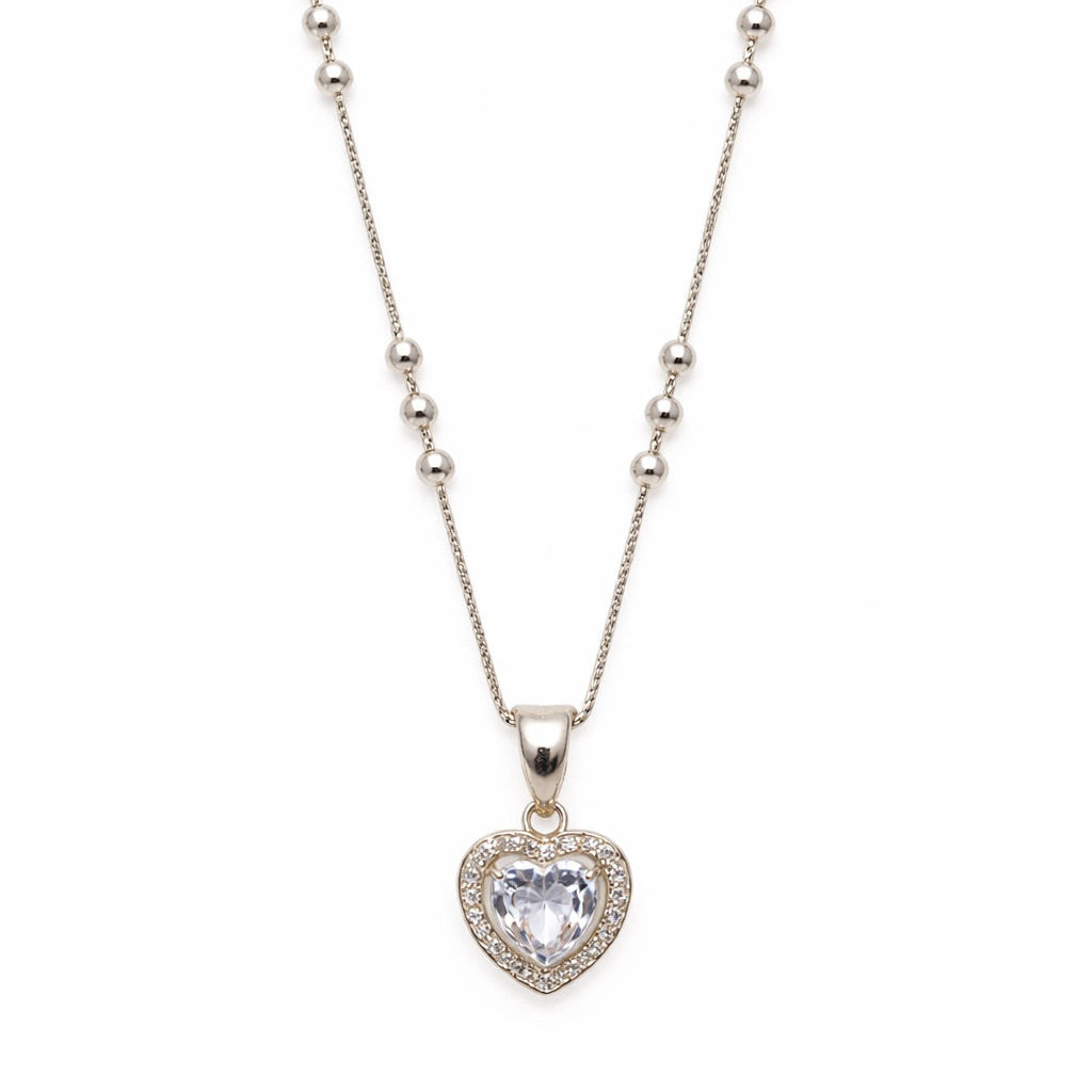 Collar Cuore Luminoso plata italiana 925.
Incluye cadena veneciana con puntos y colgante. Diseño de corazón de circón con microcircones.
Línea Essenziale Di Vogel